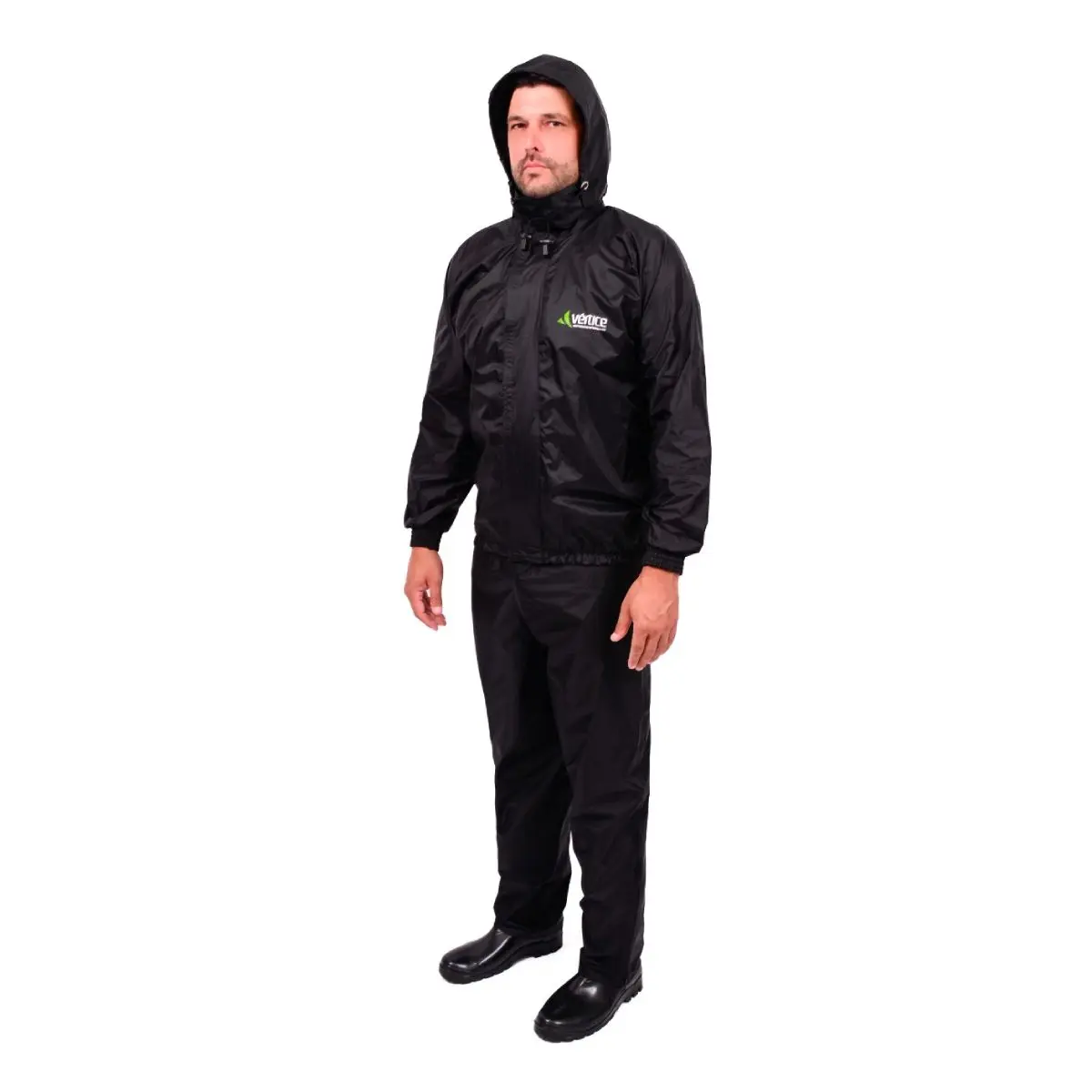 Conjunto motoqueiro 1212 Nylon Preto Vértice