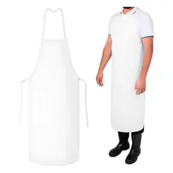 Avental Químico Nylon Branco Vértice- 120x70