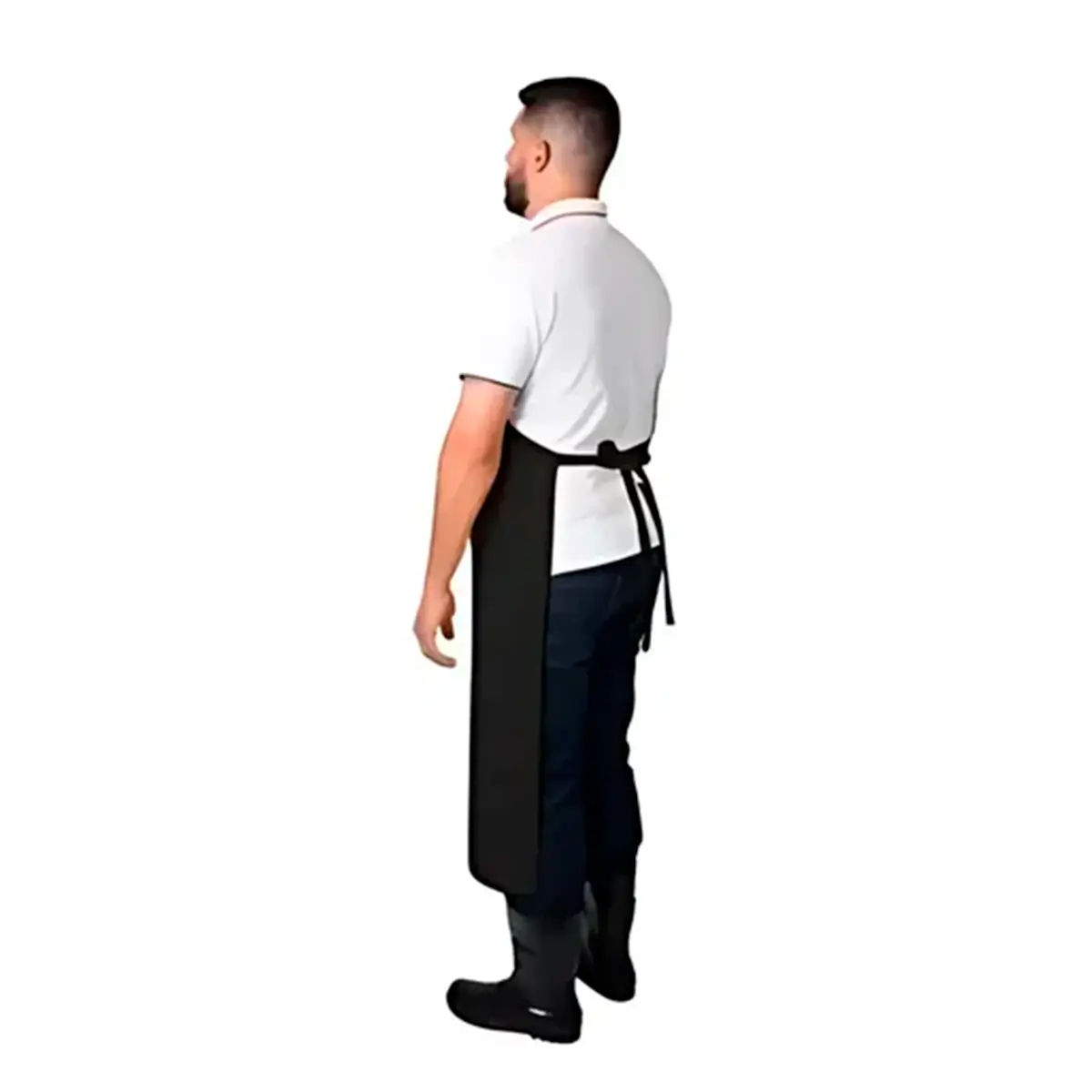 Avental Químico Nylon Preto Vértice- 120x70
