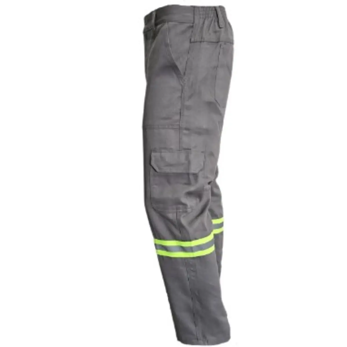 Calça Brim C/B e Zíper Cinza com Refletivo E.J. Simões