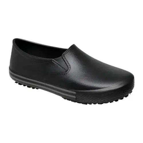 Tênis Antiderrapante Eva BB80 Preto com Listra Cinza Soft Work