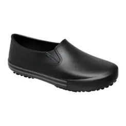 Tênis Antiderrapante Eva BB80 Preto com Listra Cinza Soft Work
