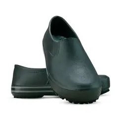 Tênis Antiderrapante Eva BB80 Preto com Listra Cinza Soft Work