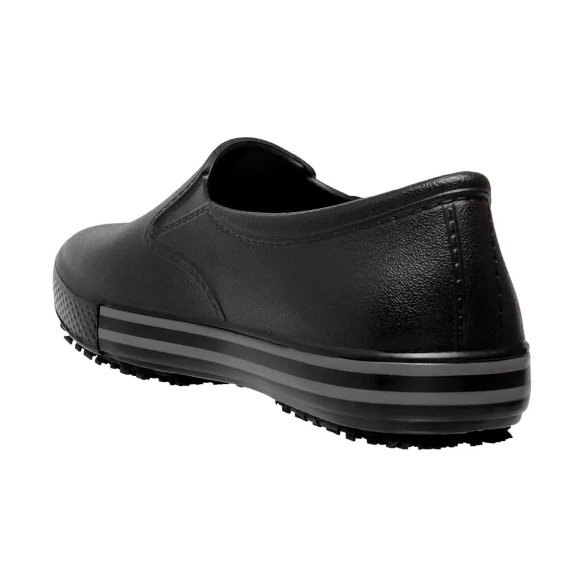 Tênis Antiderrapante Eva BB80 Preto com Listra Cinza Soft Work