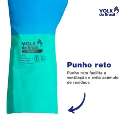 Luva Nitrilíca Duo Nitri sem forro - Volk