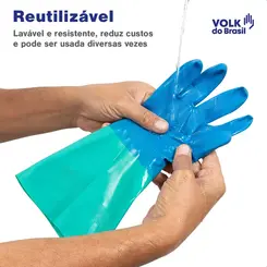 Luva Nitrilíca Duo Nitri sem forro - Volk