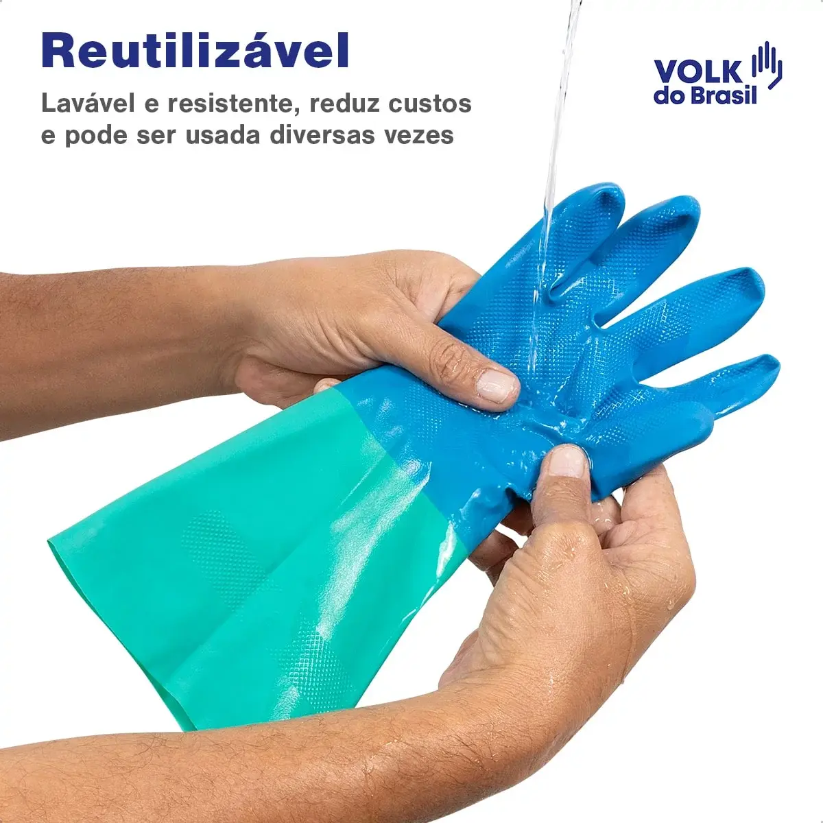 Luva Duo Nitri sem forro - Volk - Epis Online