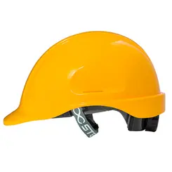 Capacete De Segurança Amarelo Com Suspensão - Steelflex