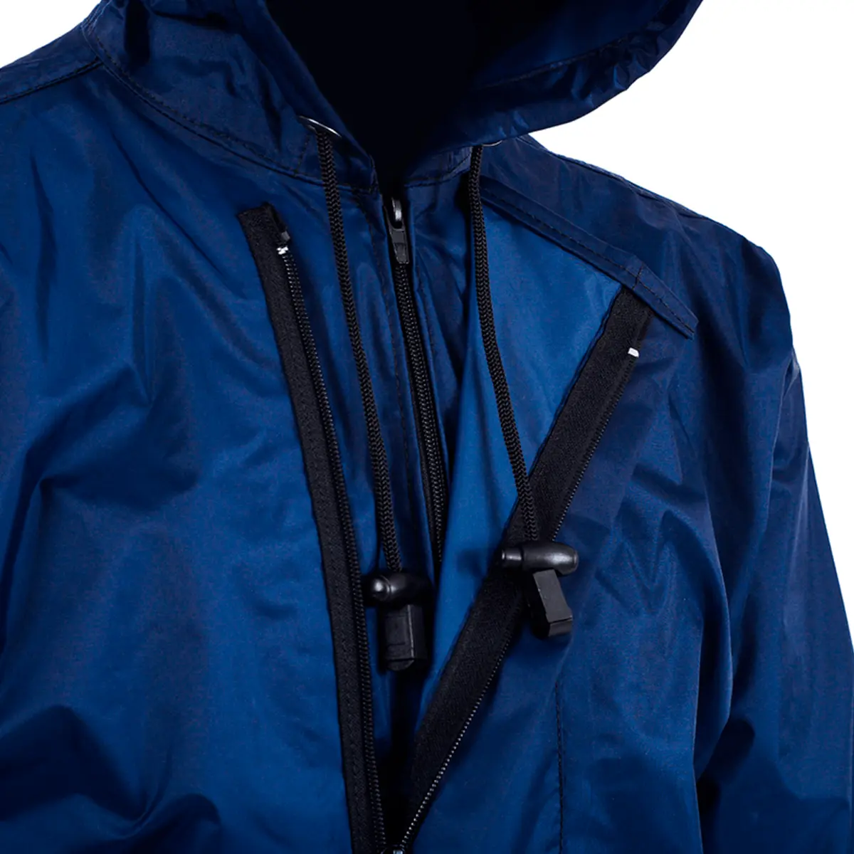 Capa de Chuva em Nylon 4200  Azul Marinho com Refletivo - Vertice