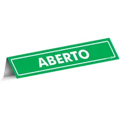 Placa Aberto/Fechado  - Encartale
