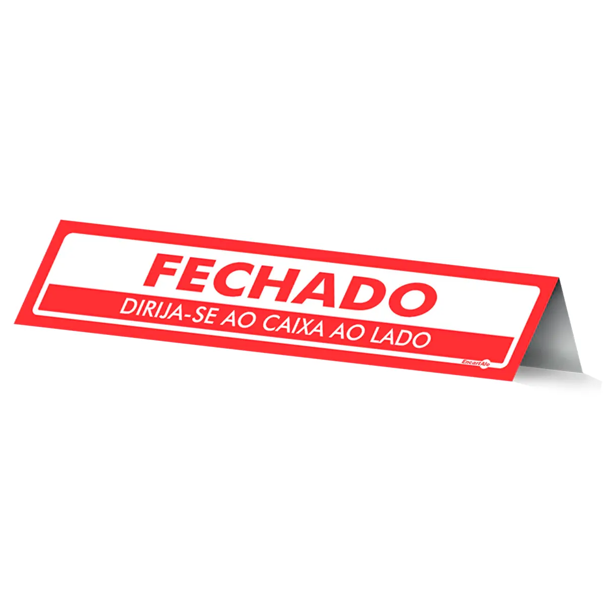 Placa Aberto/Fechado  - Encartale