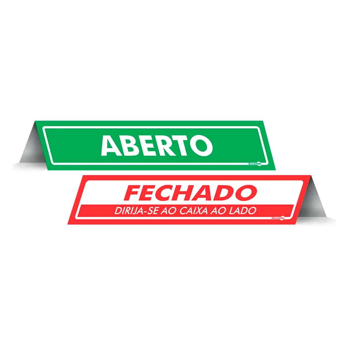Placa Aberto/Fechado  - Encartale
