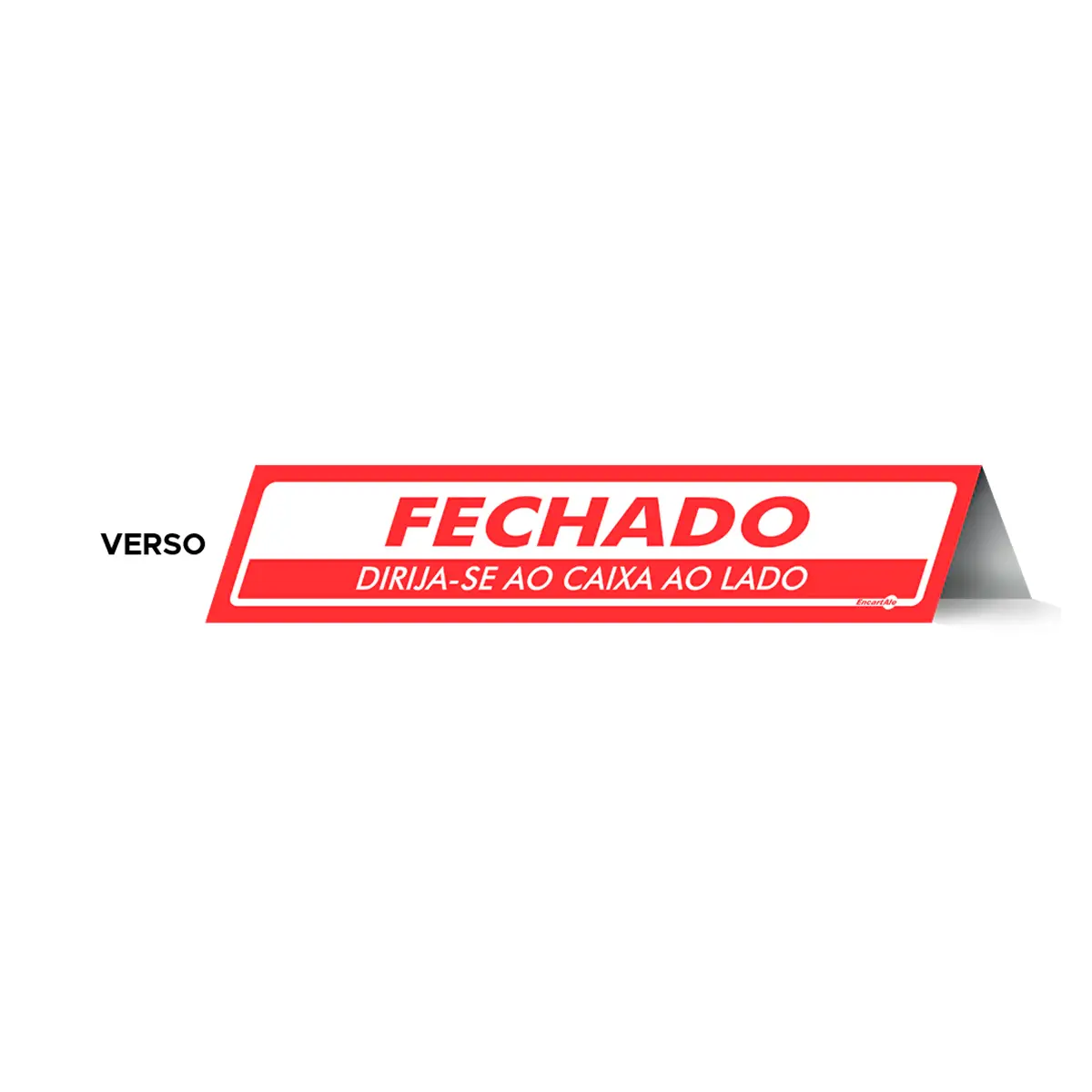 Placa Aberto/Fechado  - Encartale