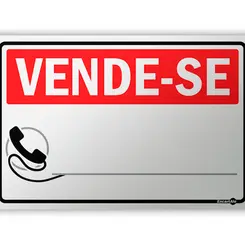 Placa Vende-se - Encartale
