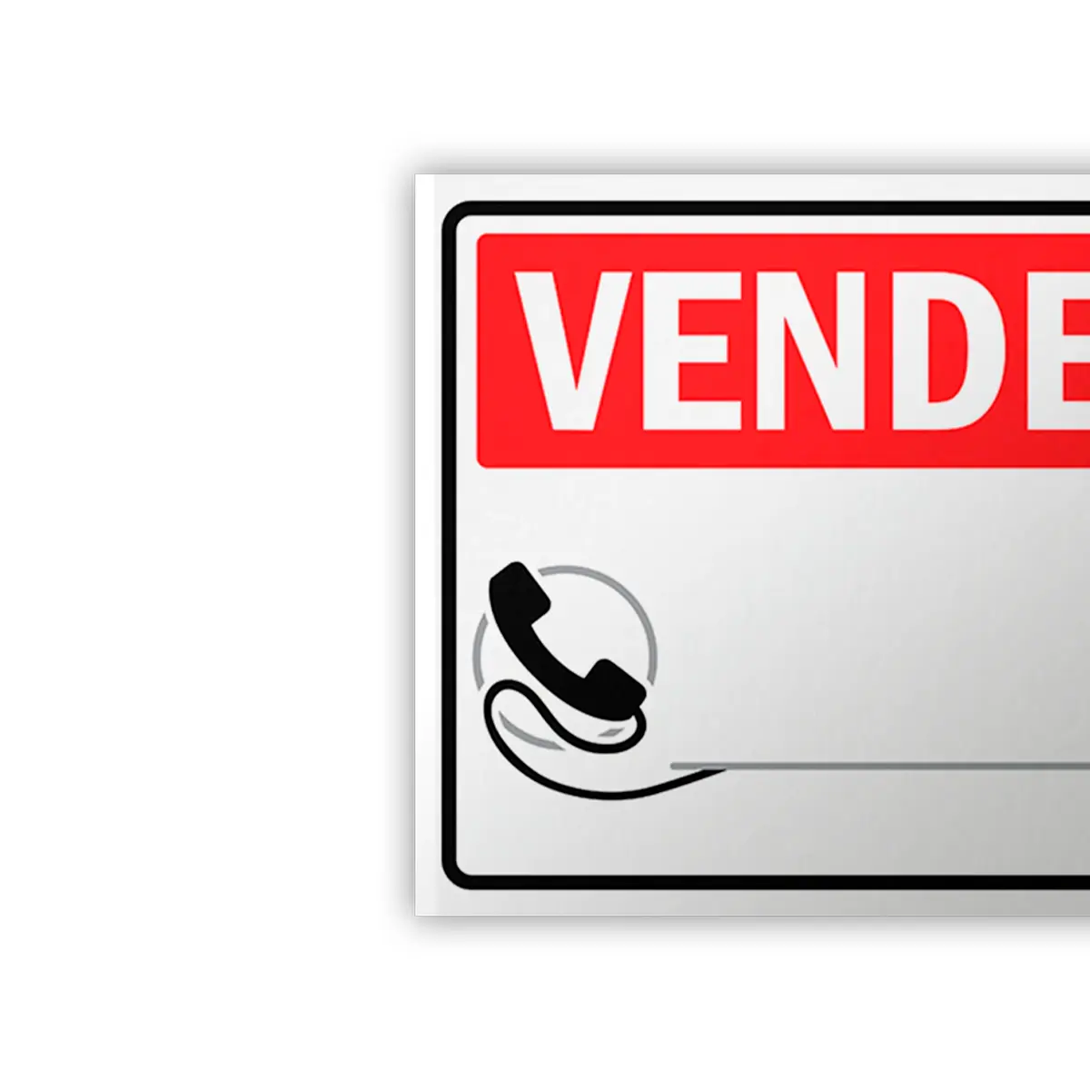 Placa Vende-se - Encartale