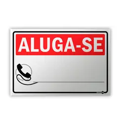 Placa Aluga-se - Encartale