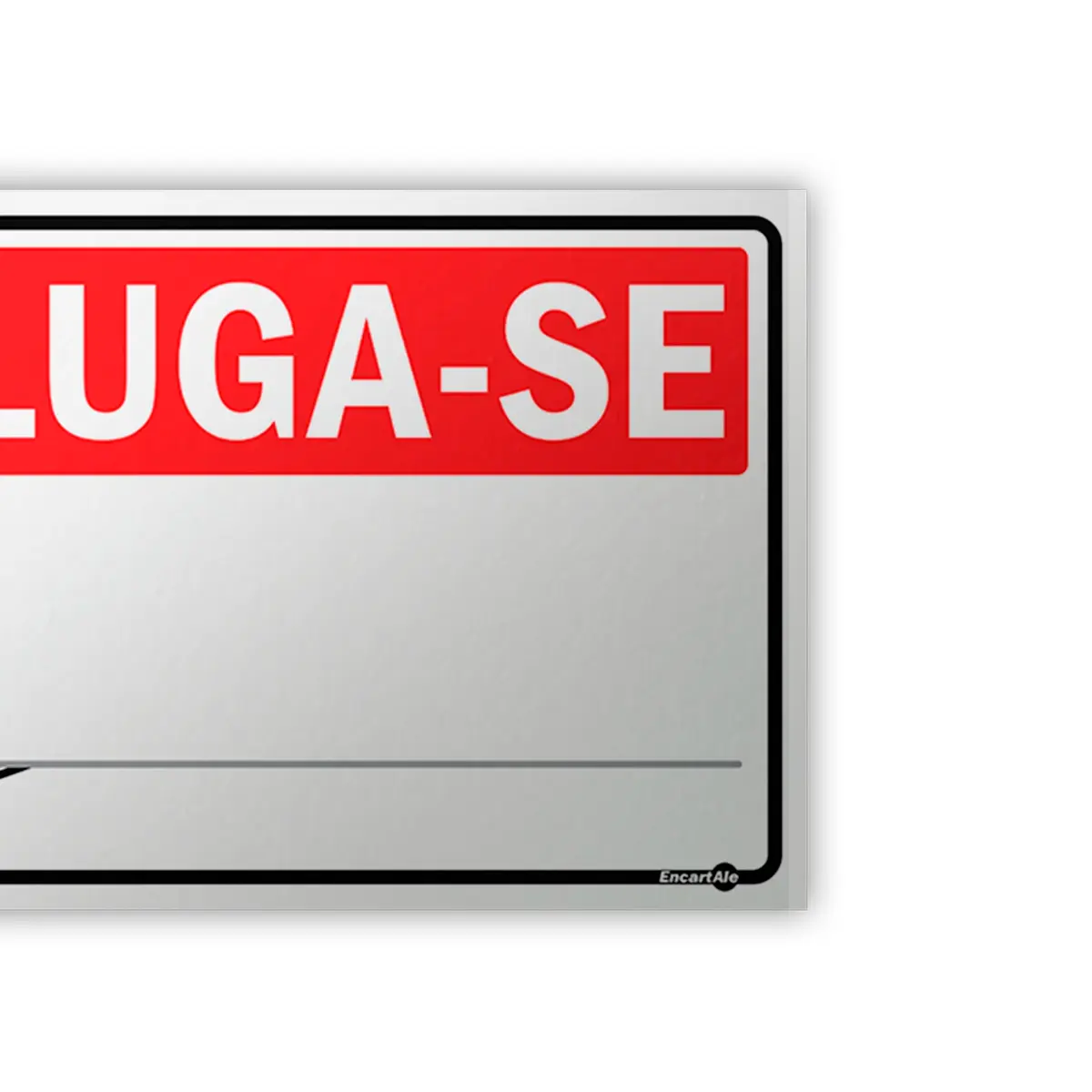 Placa Aluga-se - Encartale