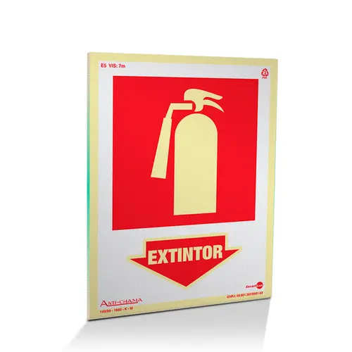 Extintor Com Pictograma - Encartale