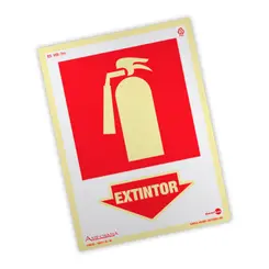 Extintor Com Pictograma - Encartale