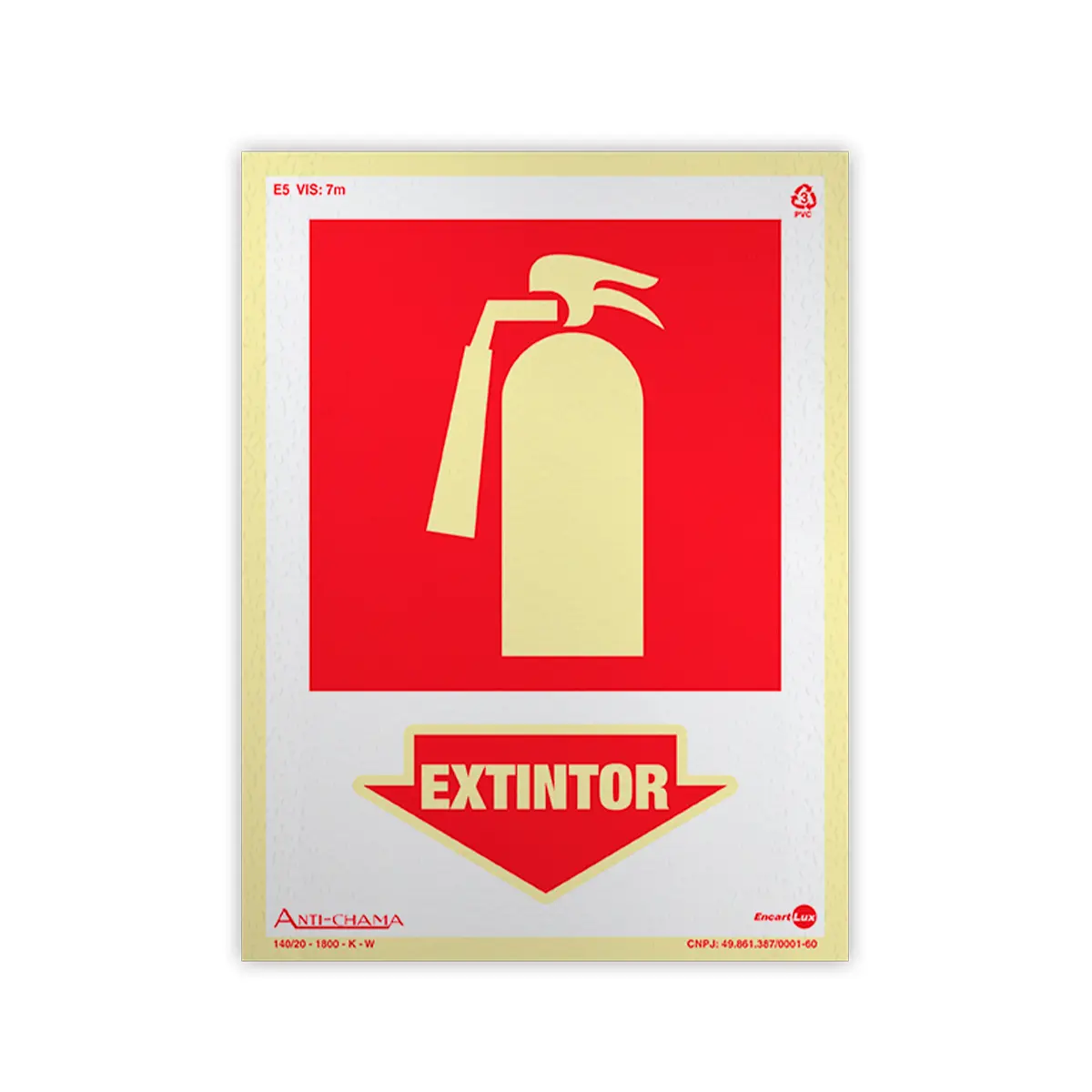 Extintor Com Pictograma - Encartale