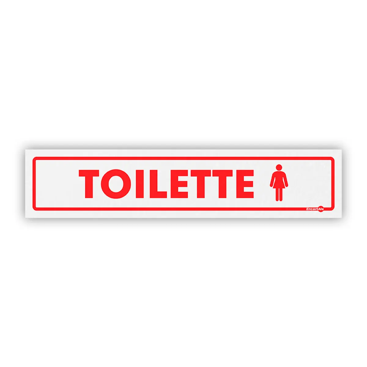 Placa Toilette Feminino - Encartale