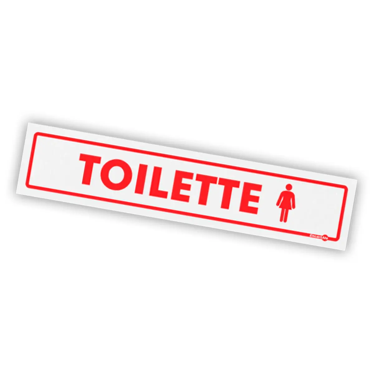Placa Toilette Feminino - Encartale