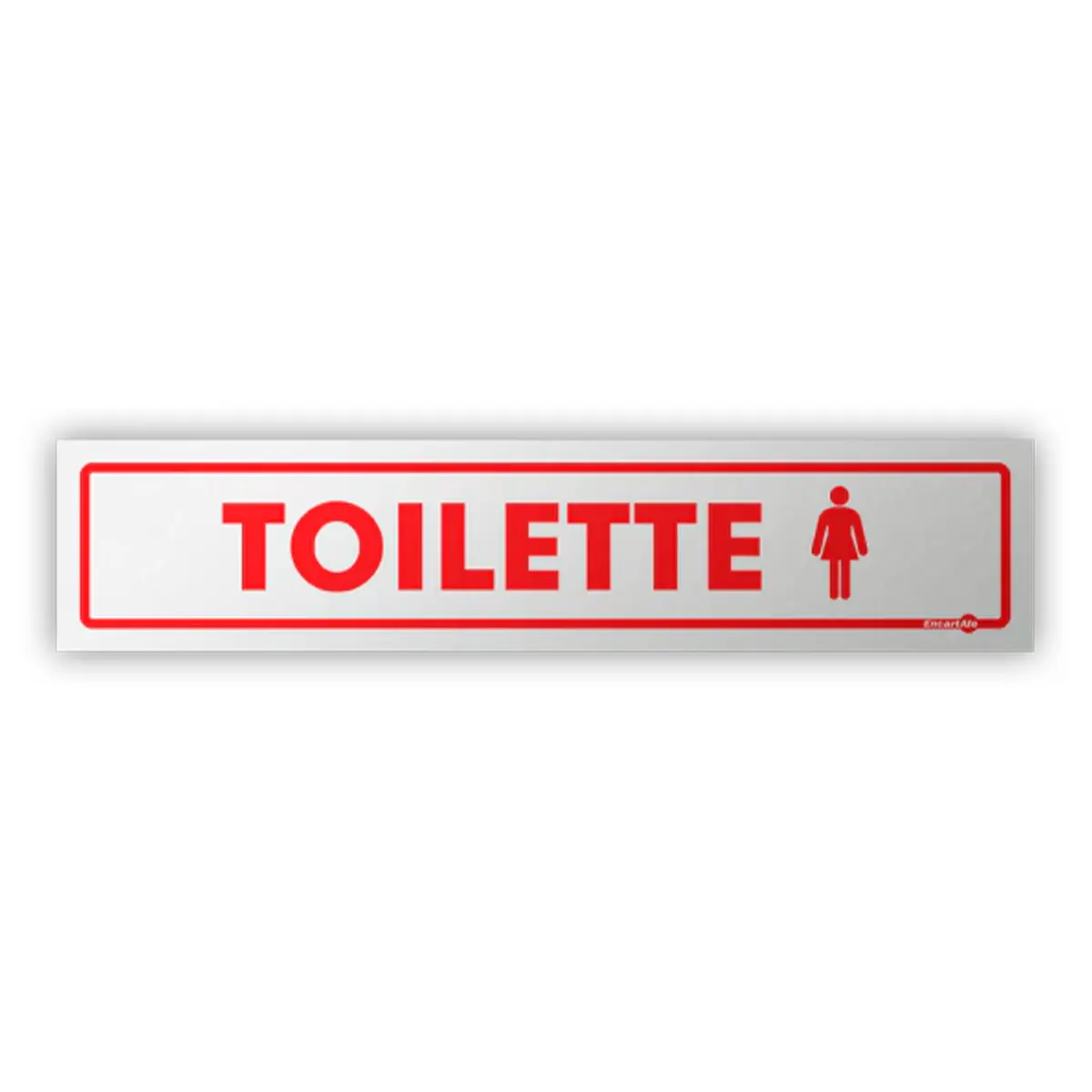 Placa Toilette Feminino - Encartale