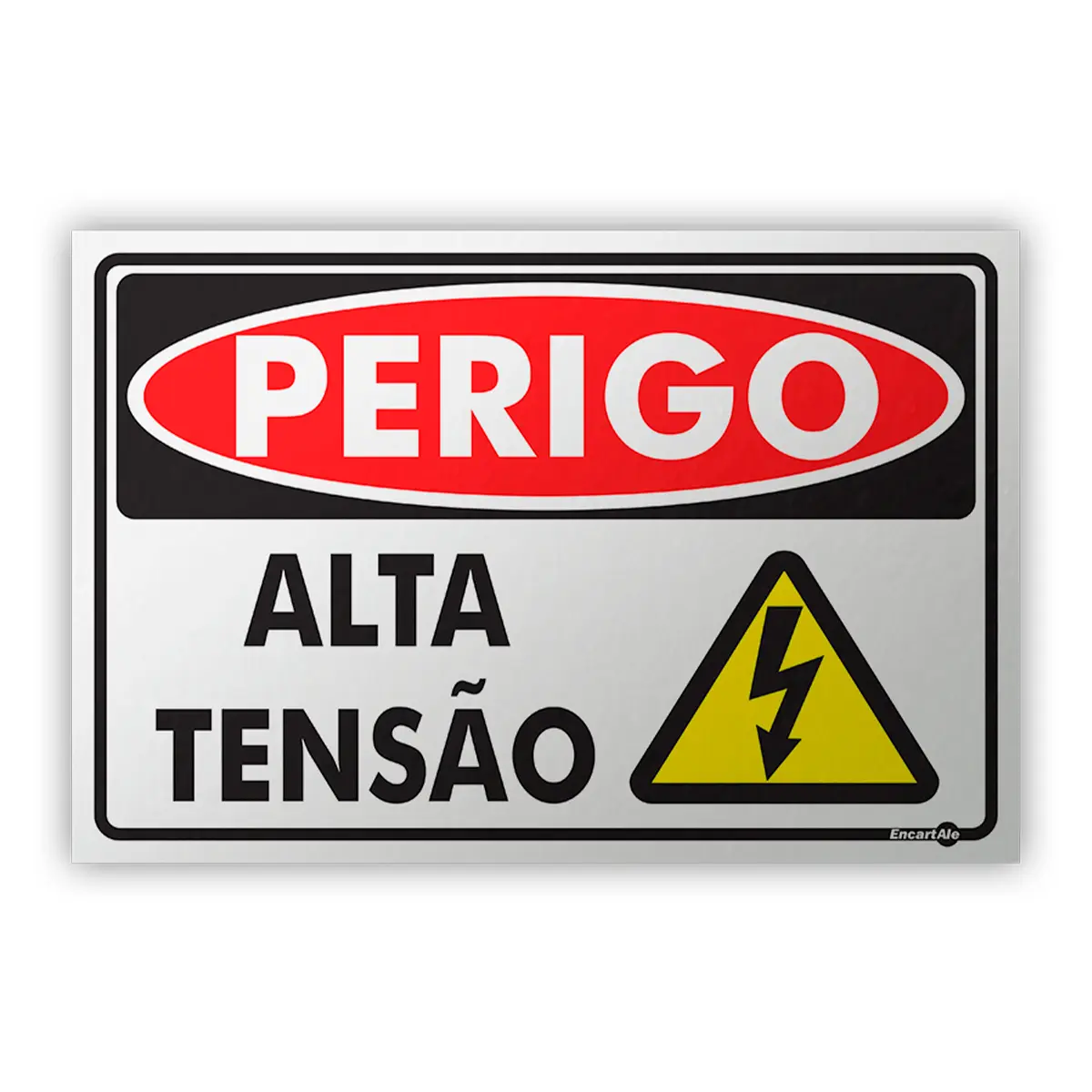 Placa Perigo Alta Tensão - Encartale