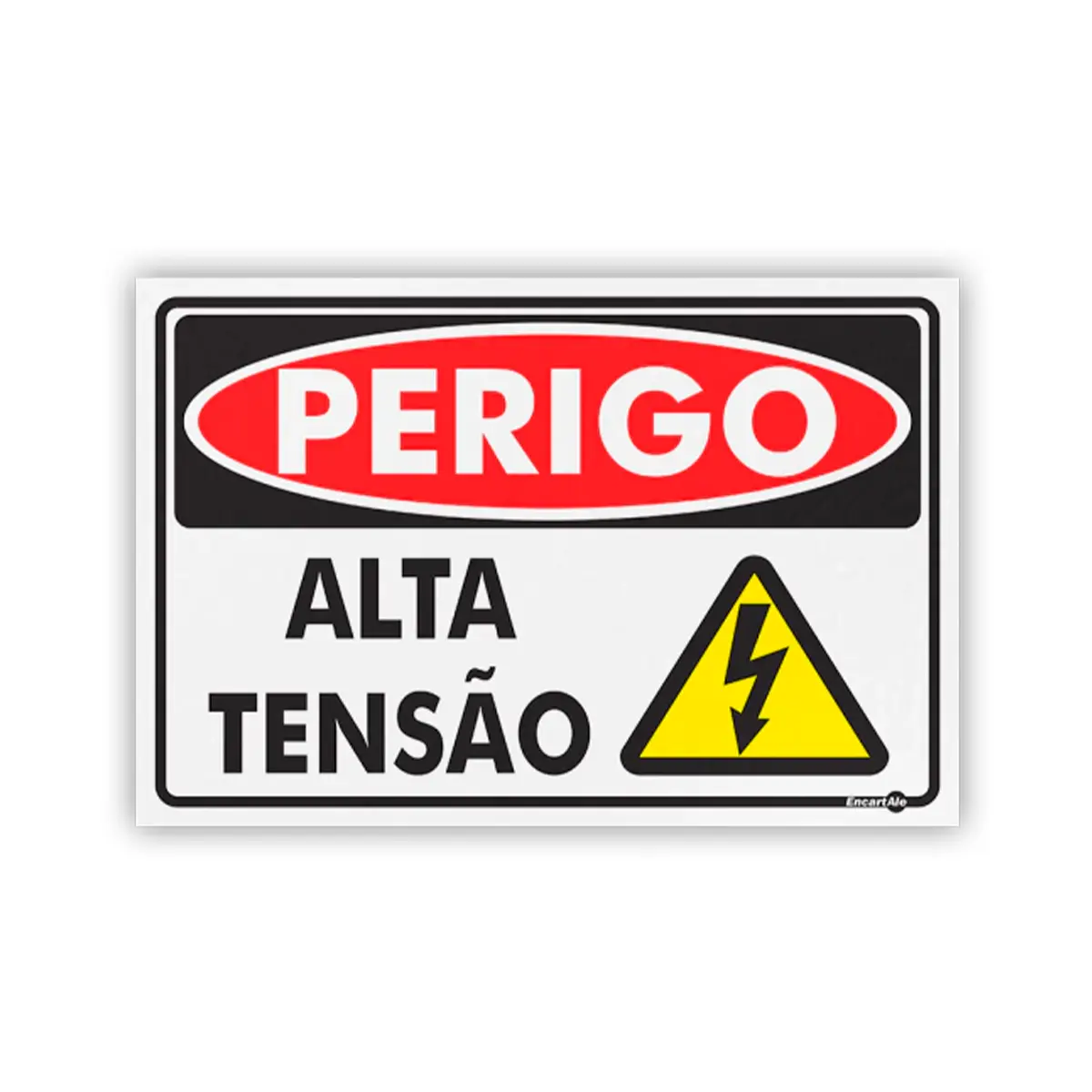 Placa Perigo Alta Tensão - Encartale