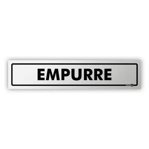 Placa Empurre  - Encartale