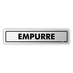 Placa Empurre  - Encartale
