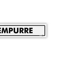 Placa Empurre  - Encartale