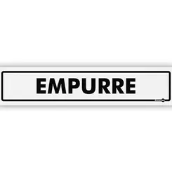 Placa Empurre  - Encartale