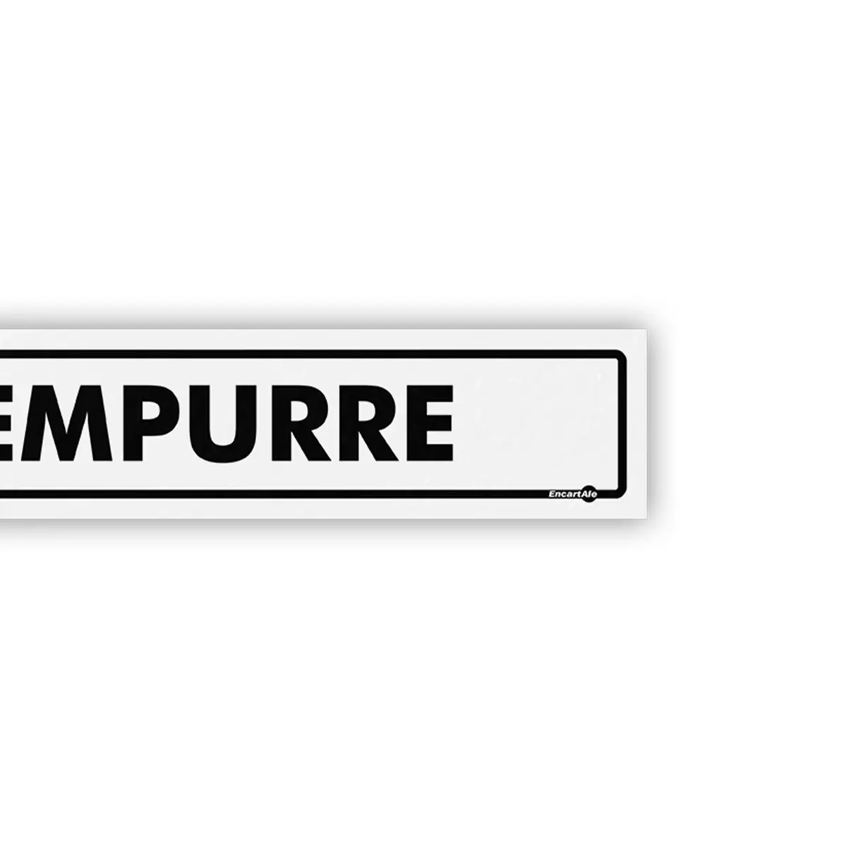 Placa Empurre  - Encartale