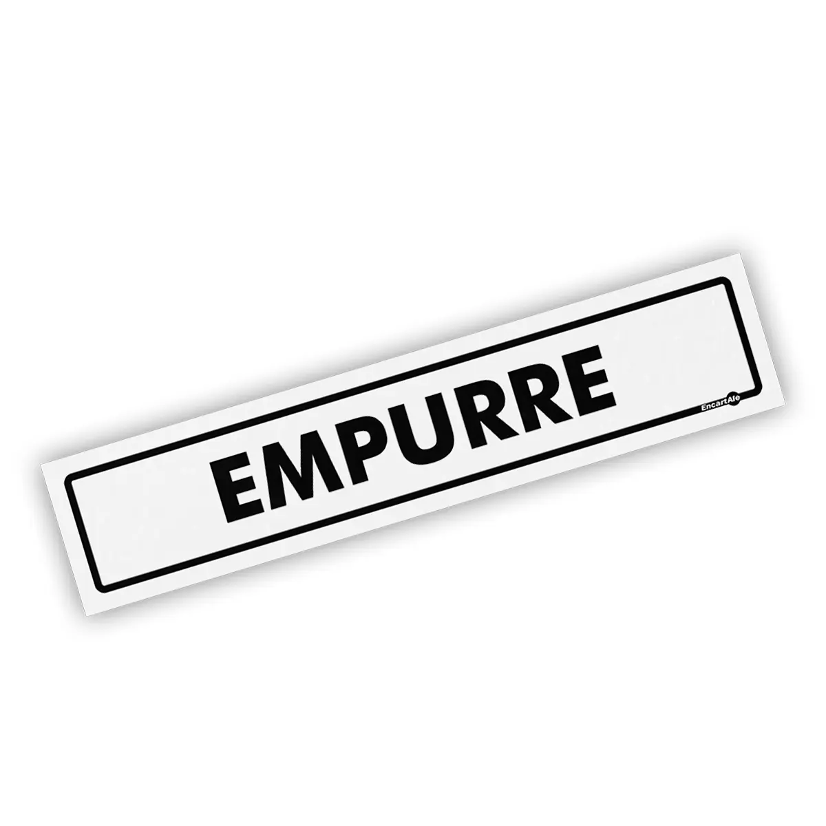 Placa Empurre  - Encartale