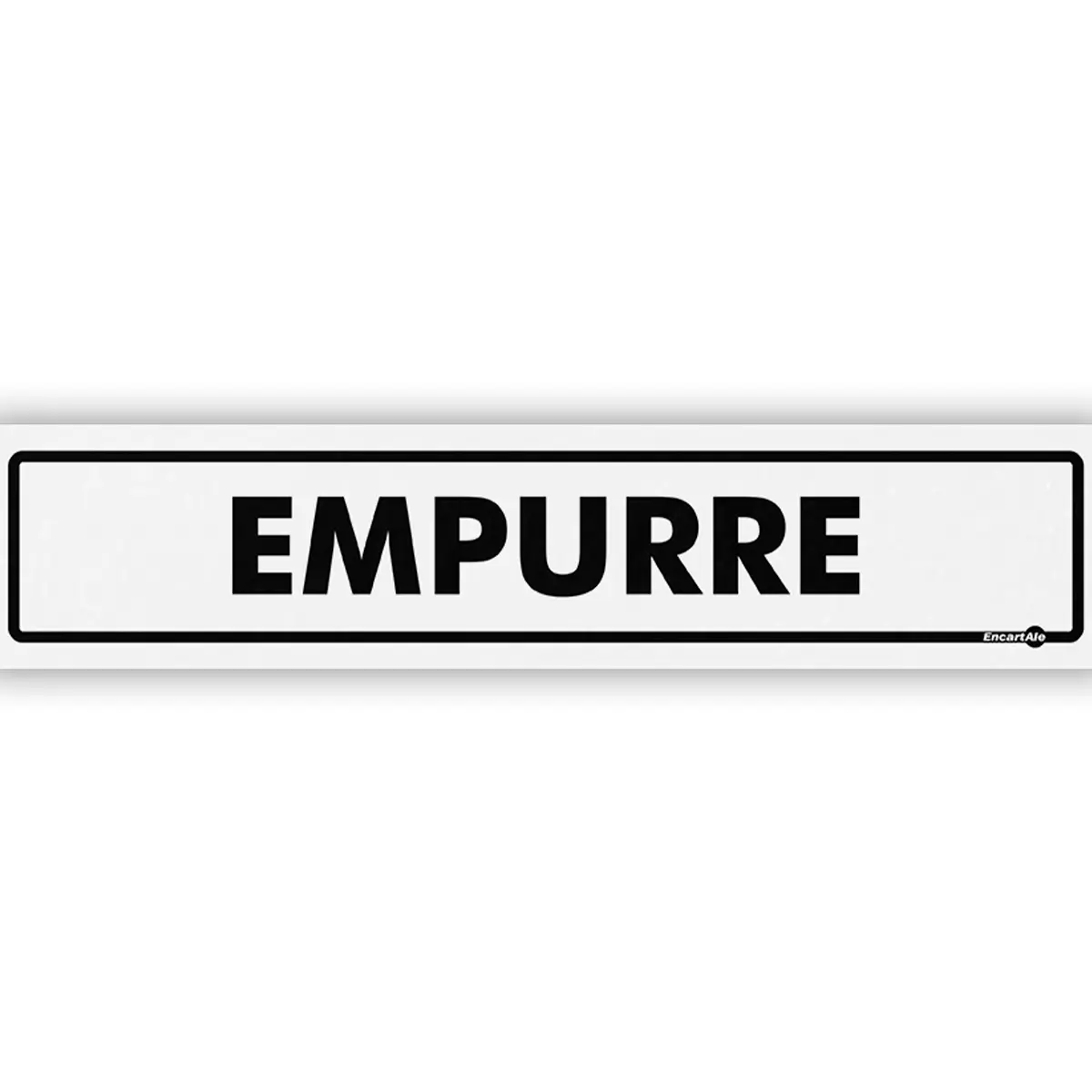 Placa Empurre  - Encartale
