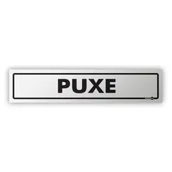 Placa Puxe - Encartale