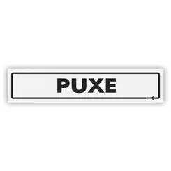 Placa Puxe - Encartale