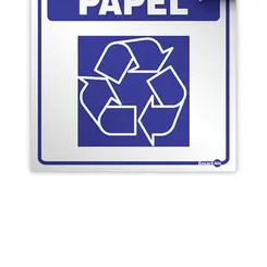 Adesivo Vinil Lixo Papel - Encartale