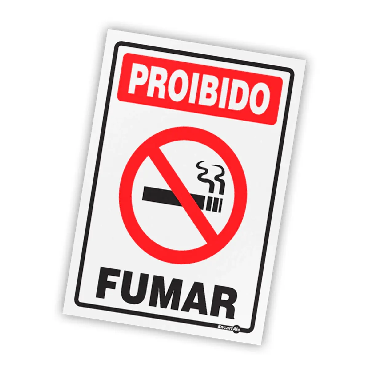 Placa Proibido Fumar - Encartale