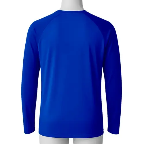 Camiseta Manga Longa com Proteção UV 50+ Azul Royal - E.G Simões