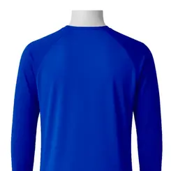 Camiseta Manga Longa com Proteção UV 50+ Azul Royal - E.G Simões