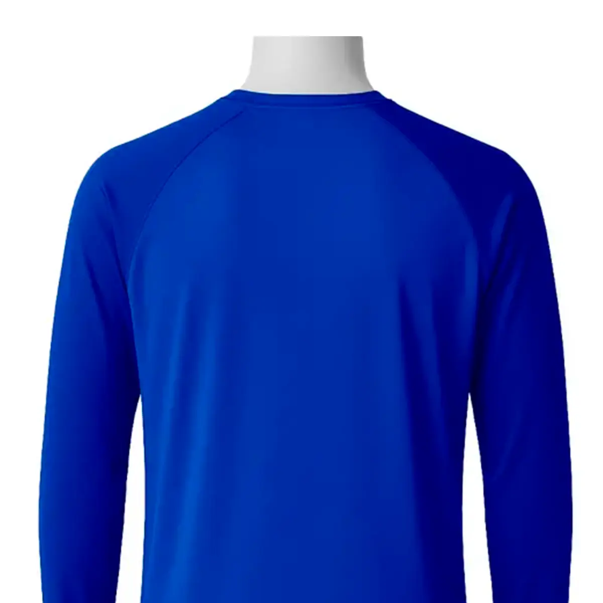 Camiseta Manga Longa com Proteção UV 50+ Azul Royal - E.G Simões