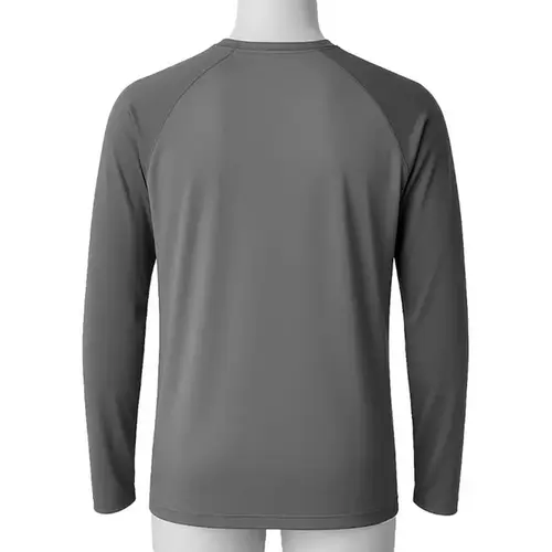 Camiseta Manga Longa com Proteção UV 50+Cinza - E.G Simões