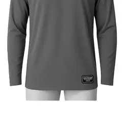 Camiseta Manga Longa com Proteção UV 50+Cinza - E.G Simões