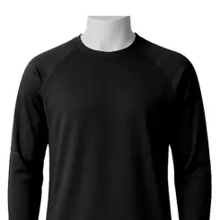 Camiseta Manga Longa com Proteção UV 50+ Preta- E.G Simões