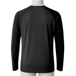 Camiseta Manga Longa com Proteção UV 50+ Preta- E.G Simões