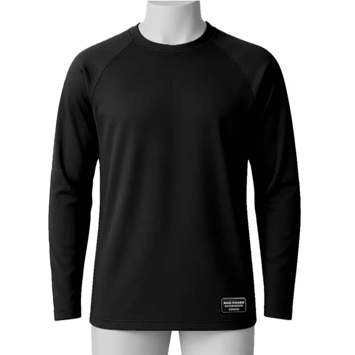Camiseta Manga Longa com Proteção UV 50+ Preta- E.G Simões