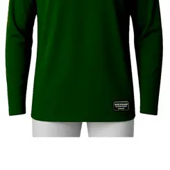 Camiseta Manga Longa com Proteção UV 50+ Verde  - E.G Simões