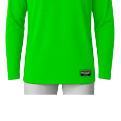 Camiseta Manga Longa com Proteção UV 50+ Verde Neon- E.G Simões